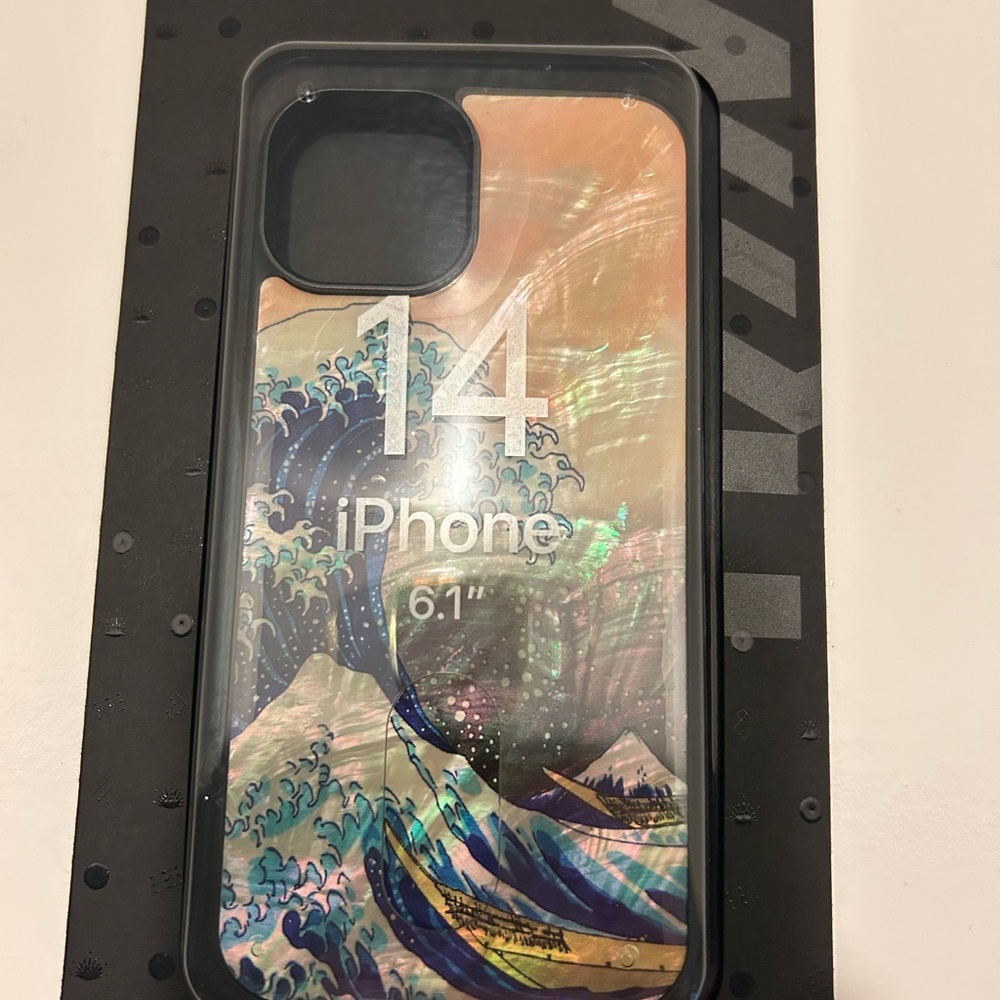 iPhone 14 Case - Artistic Wave Design